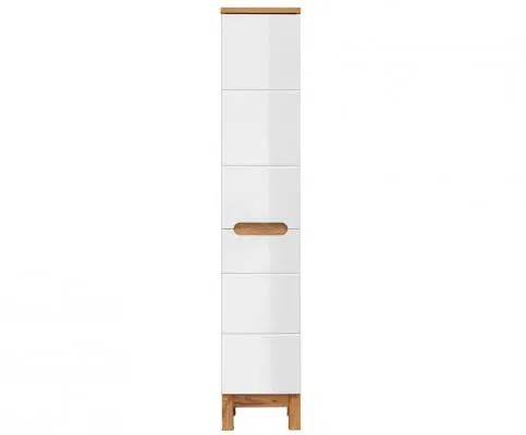 Koupelnová vysoká skříňka BALI WHITE 2D